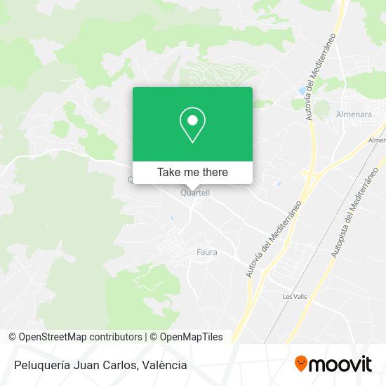 Peluquería Juan Carlos map