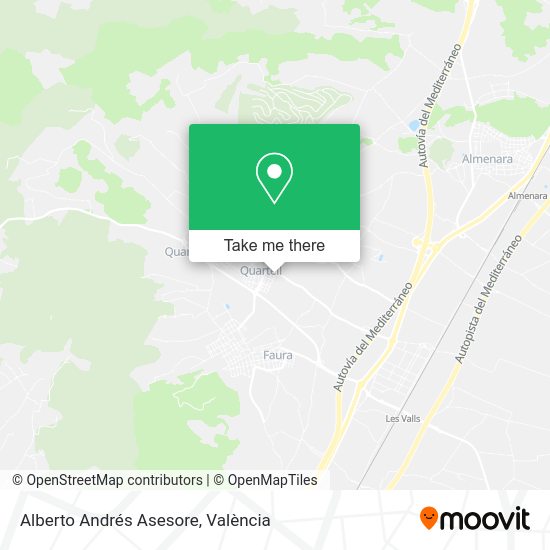 Alberto Andrés Asesore map