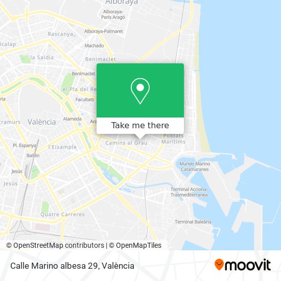 Calle Marino albesa 29 map