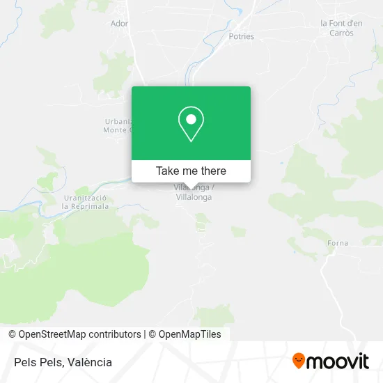 Pels Pels map