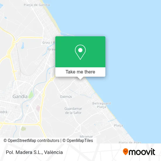 Pol. Madera S.L. map