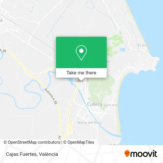 Cajas Fuertes map