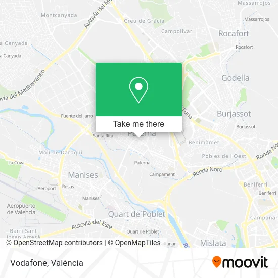 Vodafone map