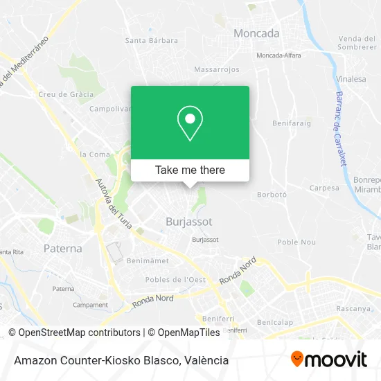 Amazon Counter-Kiosko Blasco map
