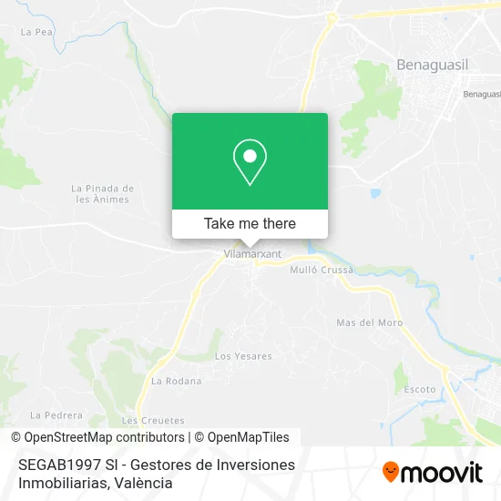 SEGAB1997 Sl - Gestores de Inversiones Inmobiliarias map