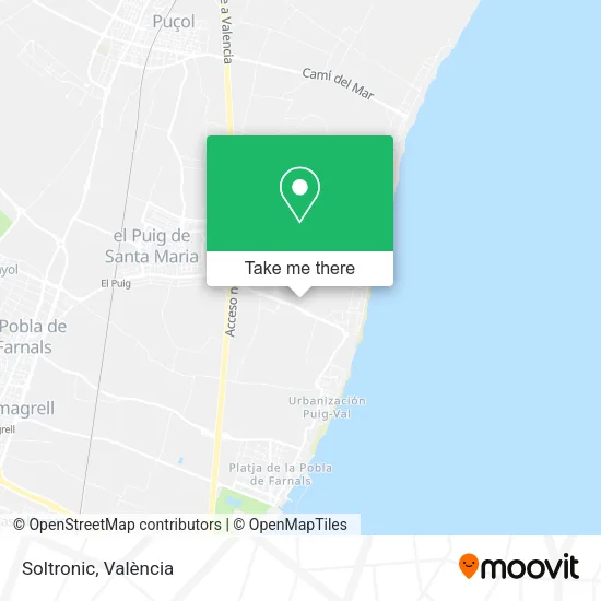 Soltronic map