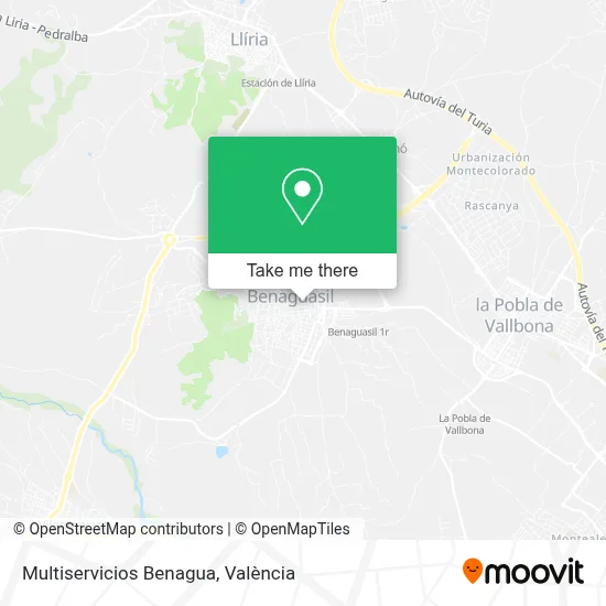 Multiservicios Benagua map
