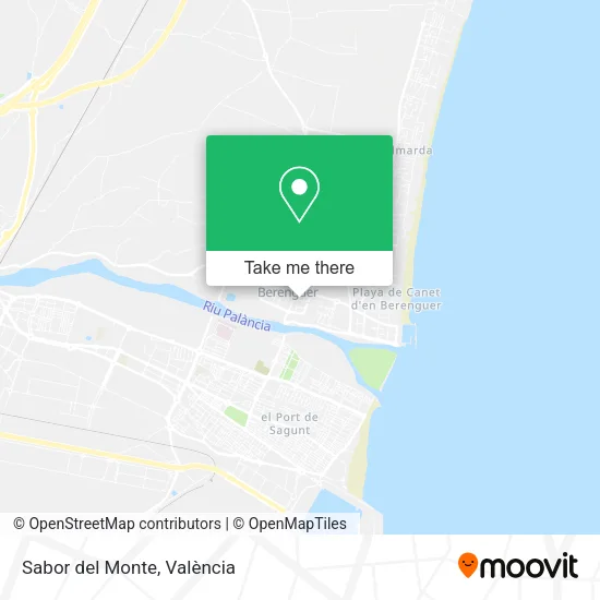 Sabor del Monte map