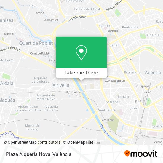 Plaza Alquería Nova map