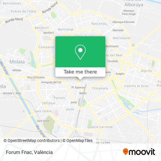 mapa Forum Fnac
