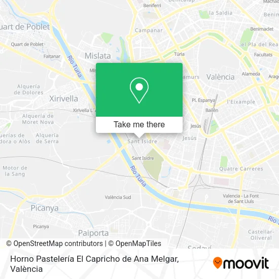 Horno Pastelería El Capricho de Ana Melgar map