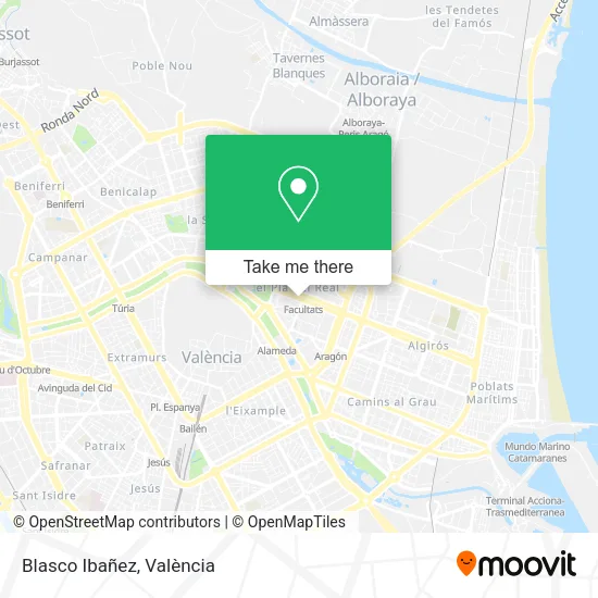 Blasco Ibañez map