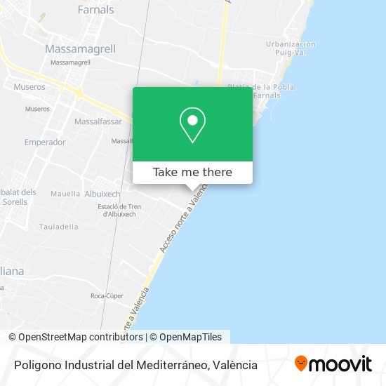 Poligono Industrial del Mediterráneo map