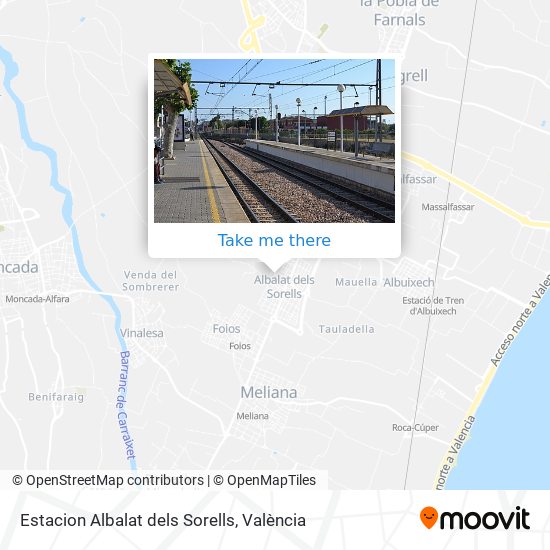 Estacion Albalat dels Sorells map