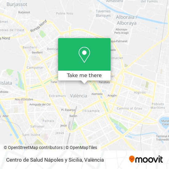 Centro de Salud Nápoles y Sicilia map