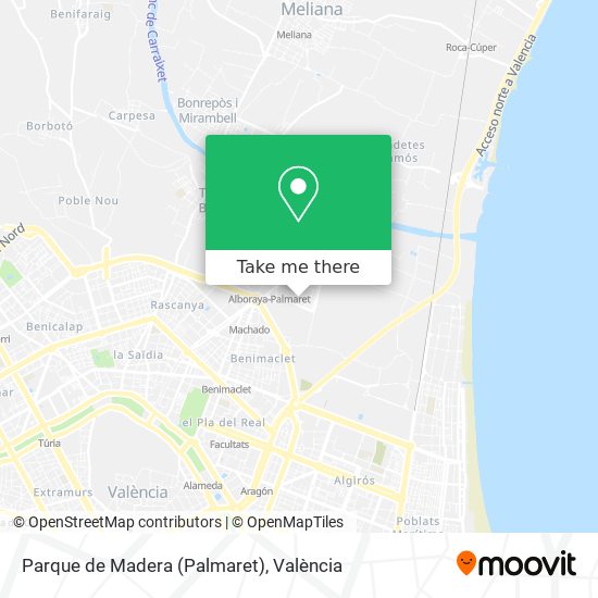 Parque de Madera (Palmaret) map