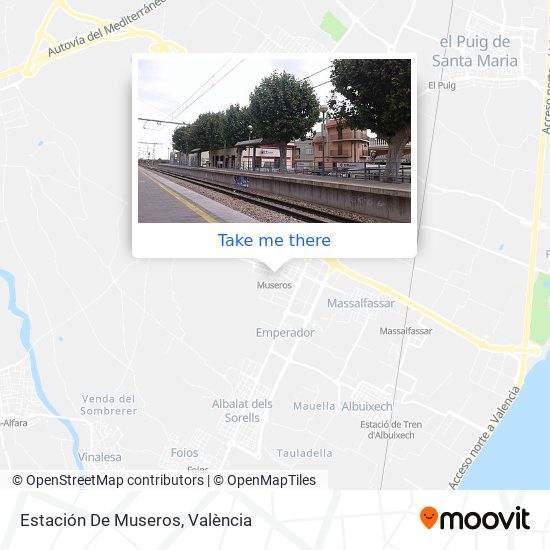 Estación De Museros map