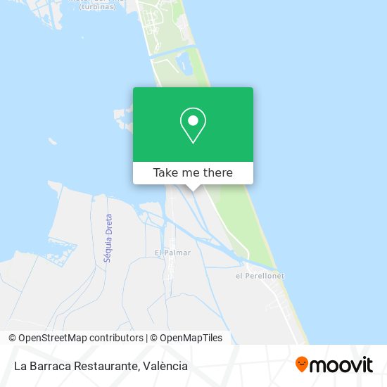 mapa La Barraca Restaurante