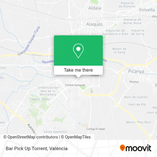Bar Pick Up Torrent map