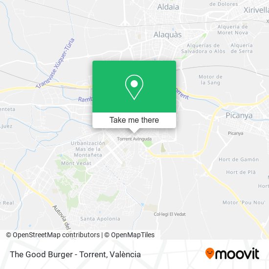 The Good Burger - Torrent map
