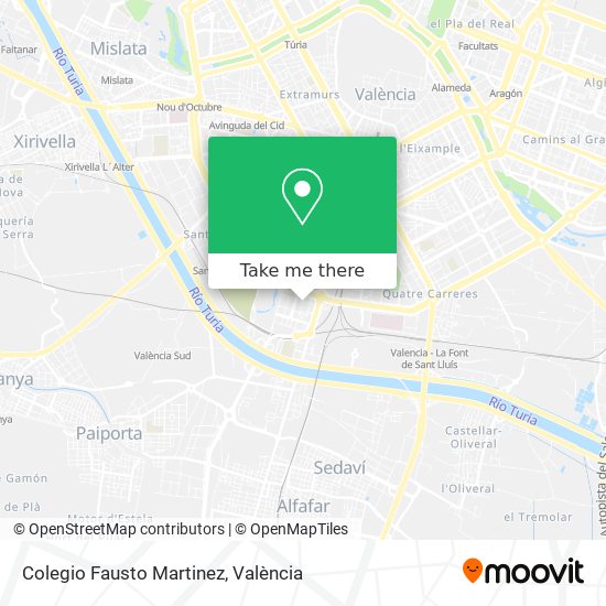 Colegio Fausto Martinez map