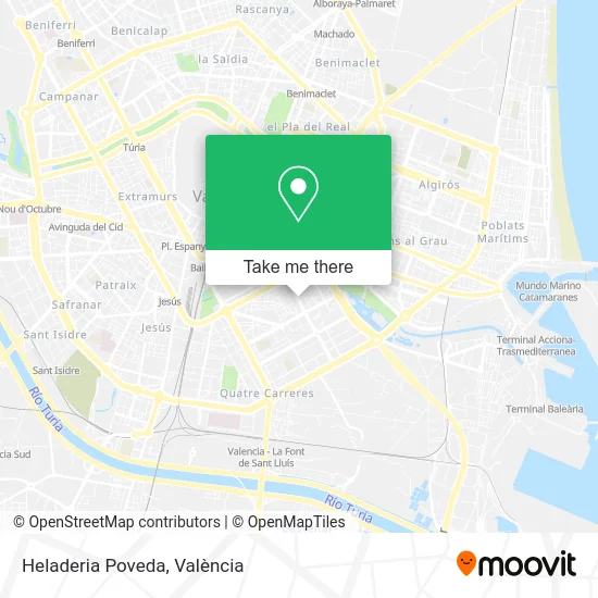 Heladeria Poveda map