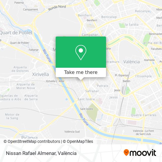 mapa Nissan Rafael Almenar