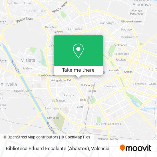Biblioteca Eduard Escalante (Abastos) map