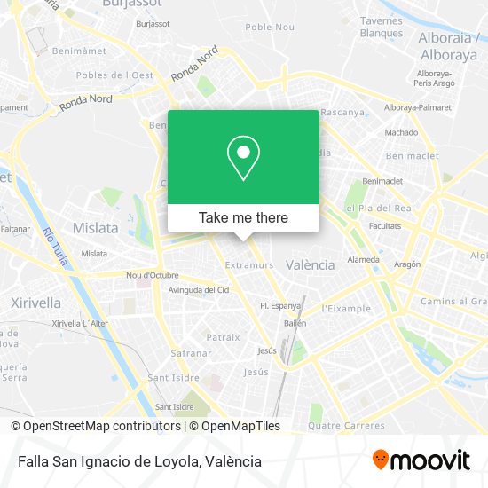 Falla San Ignacio de Loyola map