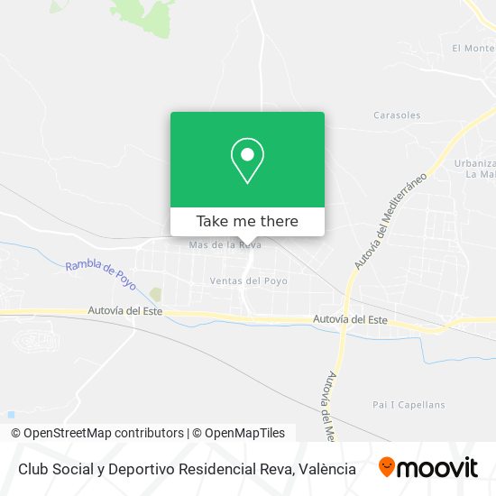 Club Social y Deportivo Residencial Reva map