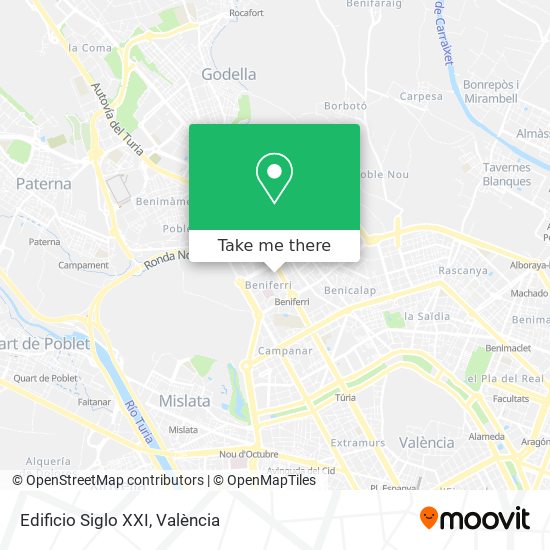 Edificio Siglo XXI map