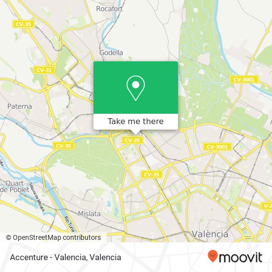 Accenture - Valencia map