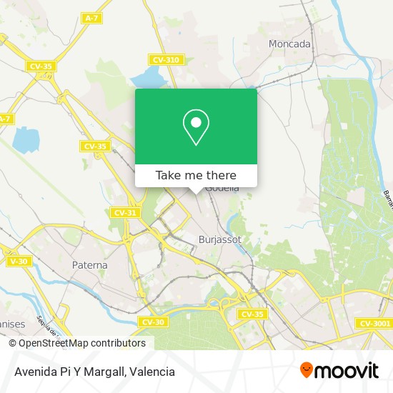 How To Get To Avenida Pi Y Margall In Burjassot By Bus Or Metrovalencia
