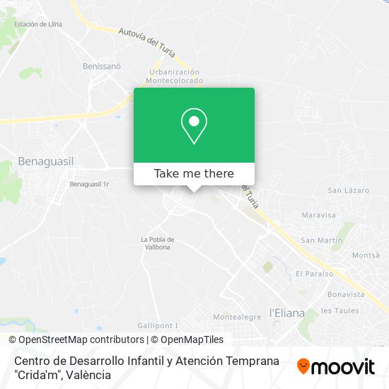 Centro de Desarrollo Infantil y Atención Temprana "Crida'm" map