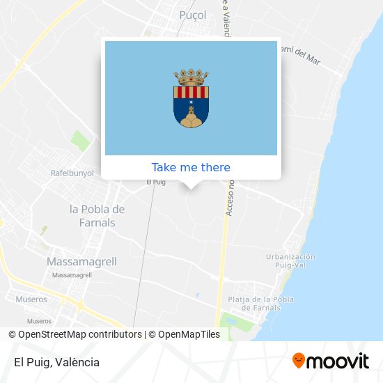 El Puig map