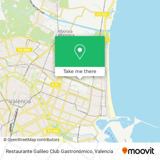 Restaurante Galileo Club Gastronómico map