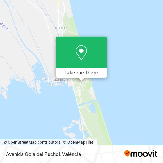 Avenida Gola del Puchol map