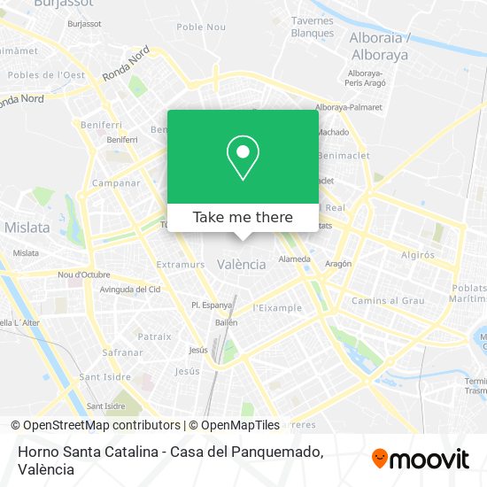 Horno Santa Catalina - Casa del Panquemado map