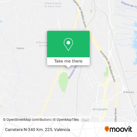 Carretera N-340 Km. 225 map