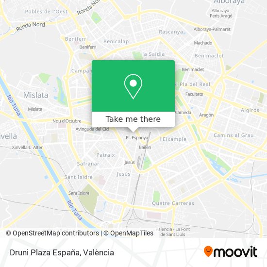 mapa Druni Plaza España