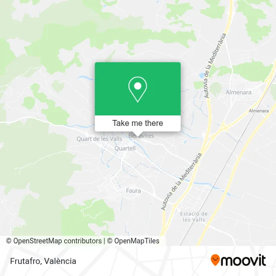 Frutafro map