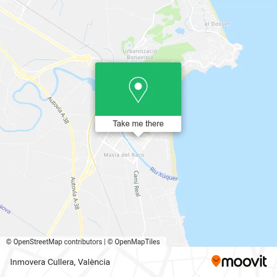 Inmovera Cullera map