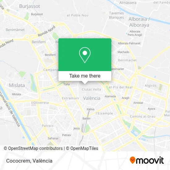 Cococrem map