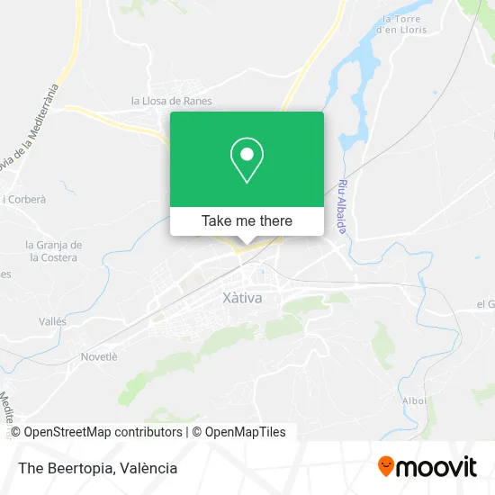 The Beertopia map