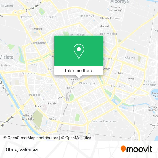 Obrix map