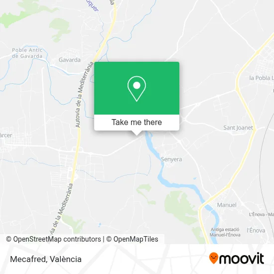 Mecafred map