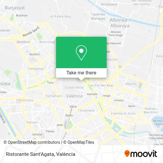 Ristorante Sant'Agata map