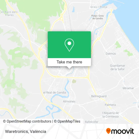 Waretronics map