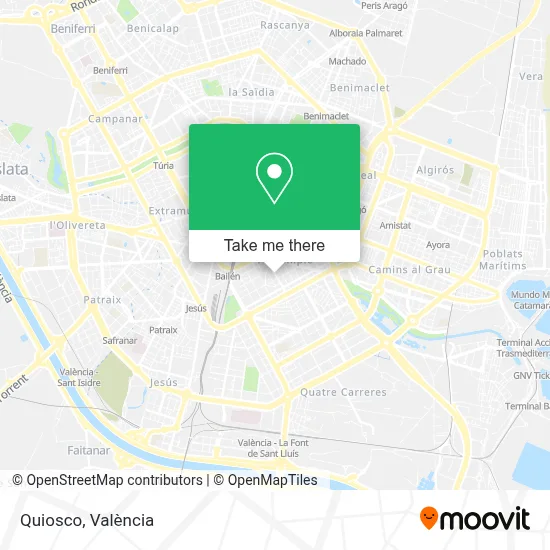 Quiosco map
