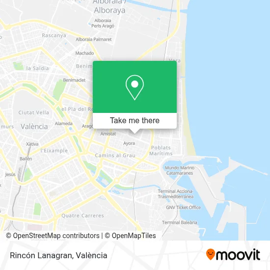 Rincón Lanagran map